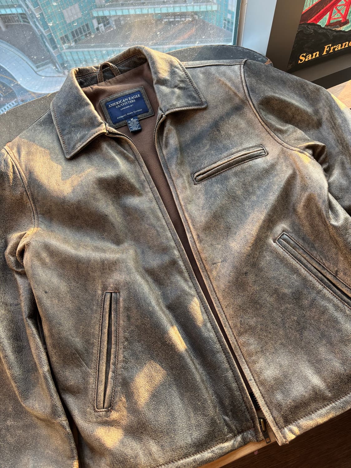 American eagle 아웃피터스 레더자켓  상품이미지2