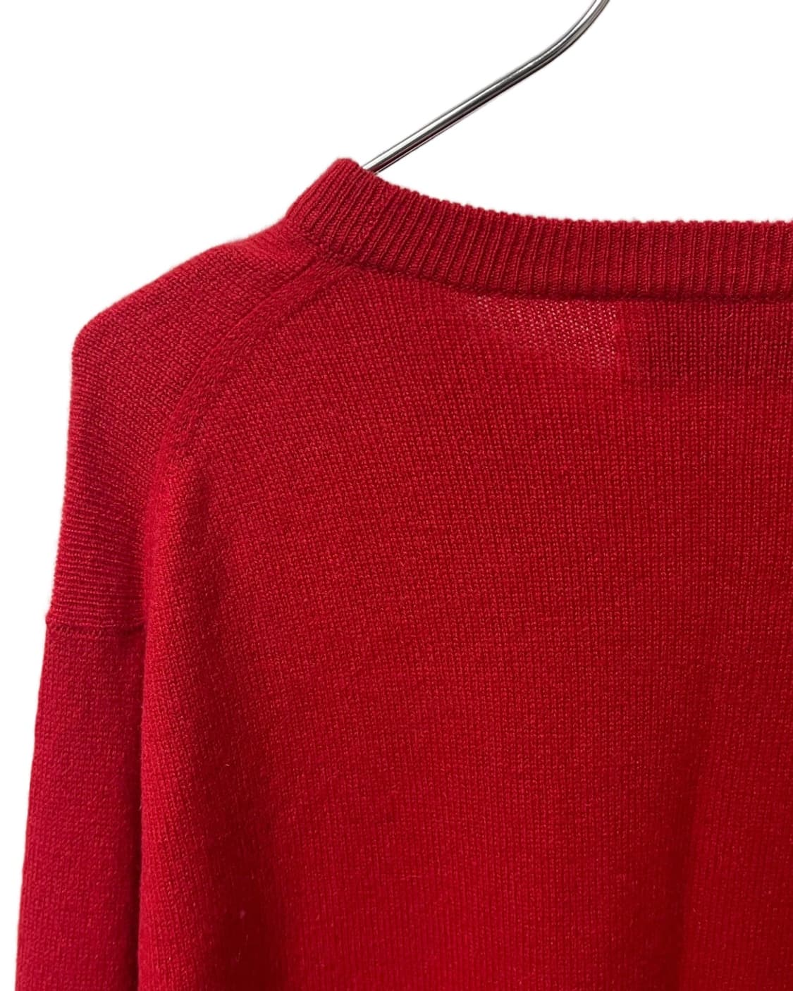PURE CASHMERE Red Knit 상품이미지3