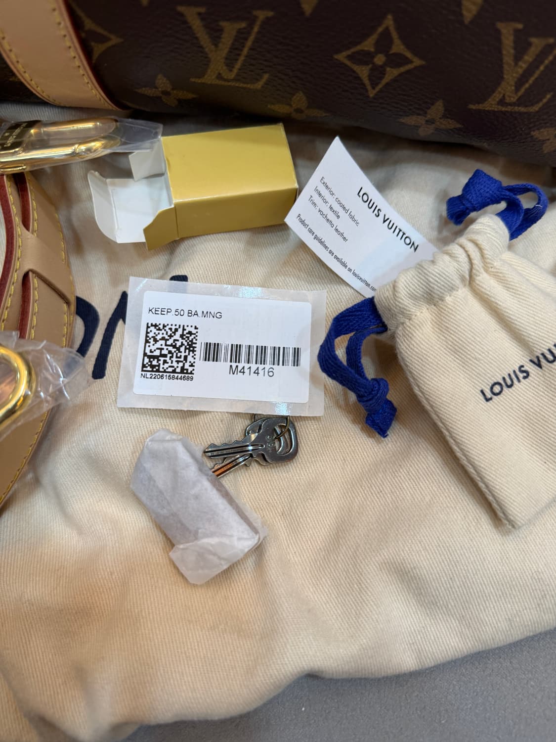 새상품급 루이비통 모노그램 키폴 50  상품이미지8