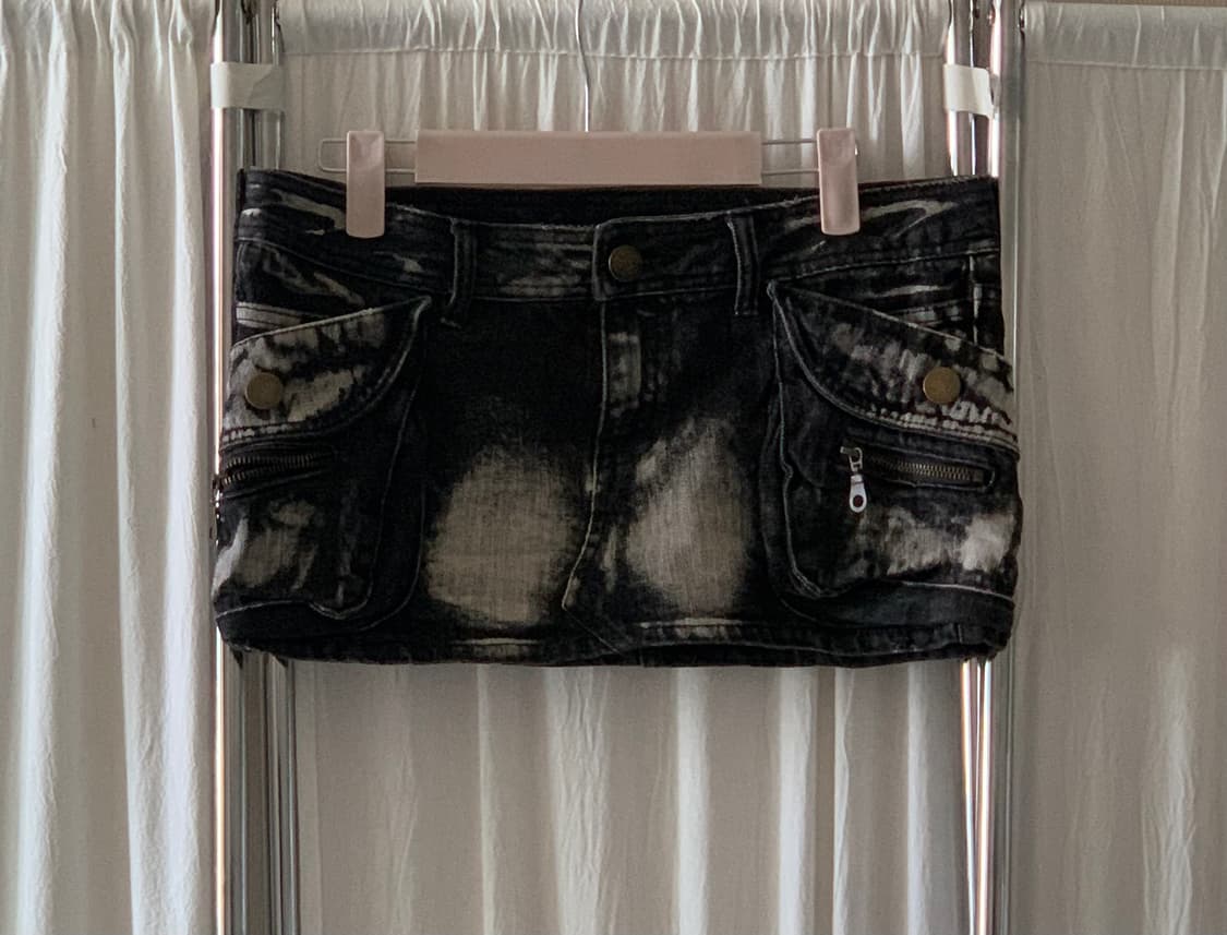 빈티지 포켓 미니스커트 상품이미지1