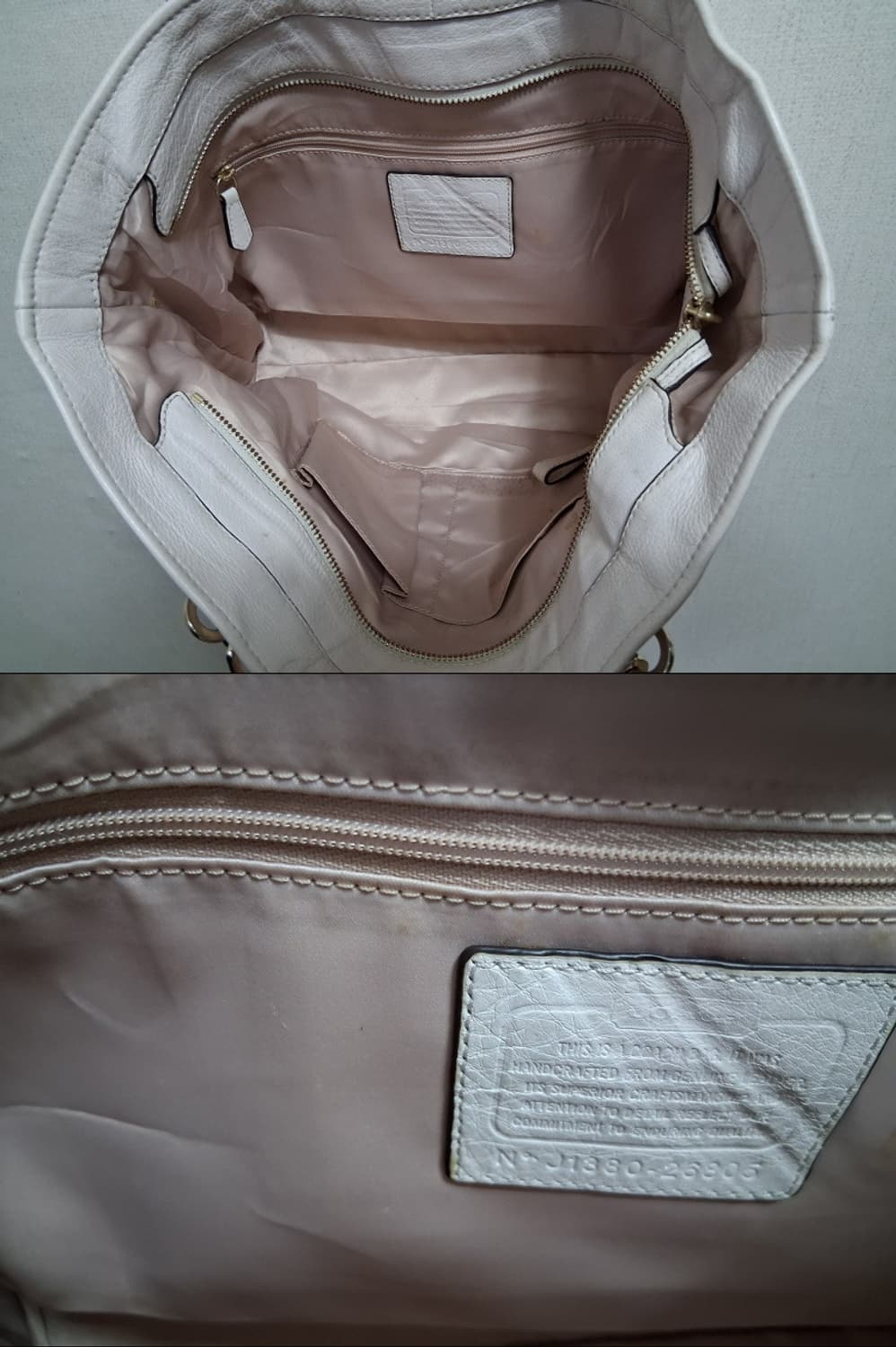 일본빈티지 코치 아이보리 숄더 백 큰사이즈 
원산지일본판 중고수입 소품에 상품이미지8