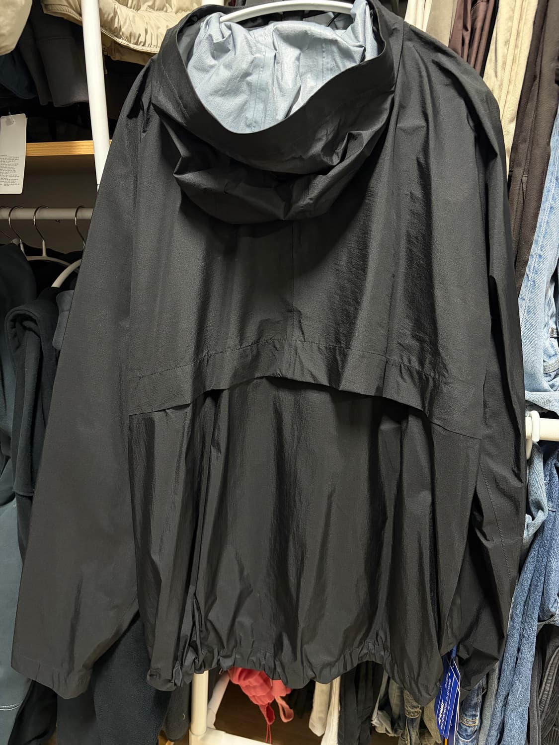 까웨 바람막이 블랙 XL 상품이미지2