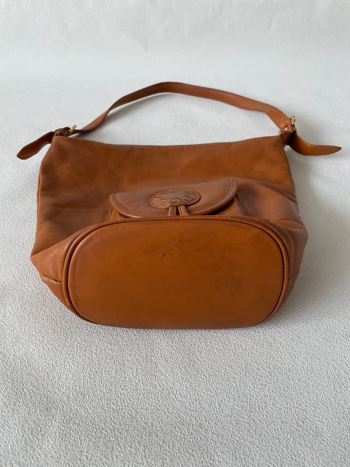 Pre owned 레더 숄더백 상품이미지3