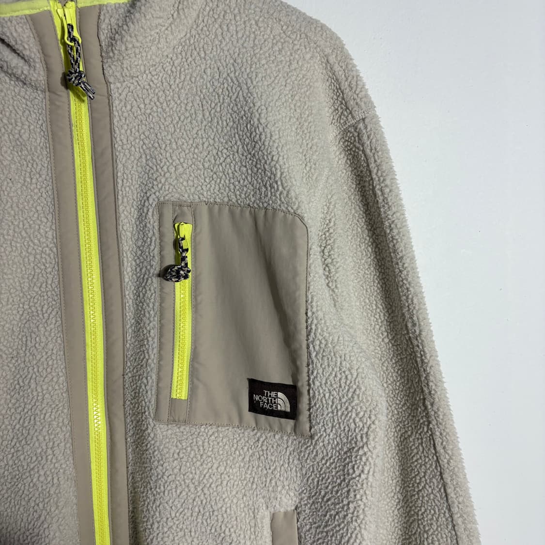 노스페이스 빈티지 베이지 플리스 집업 자켓 (무료배송) 상품이미지4