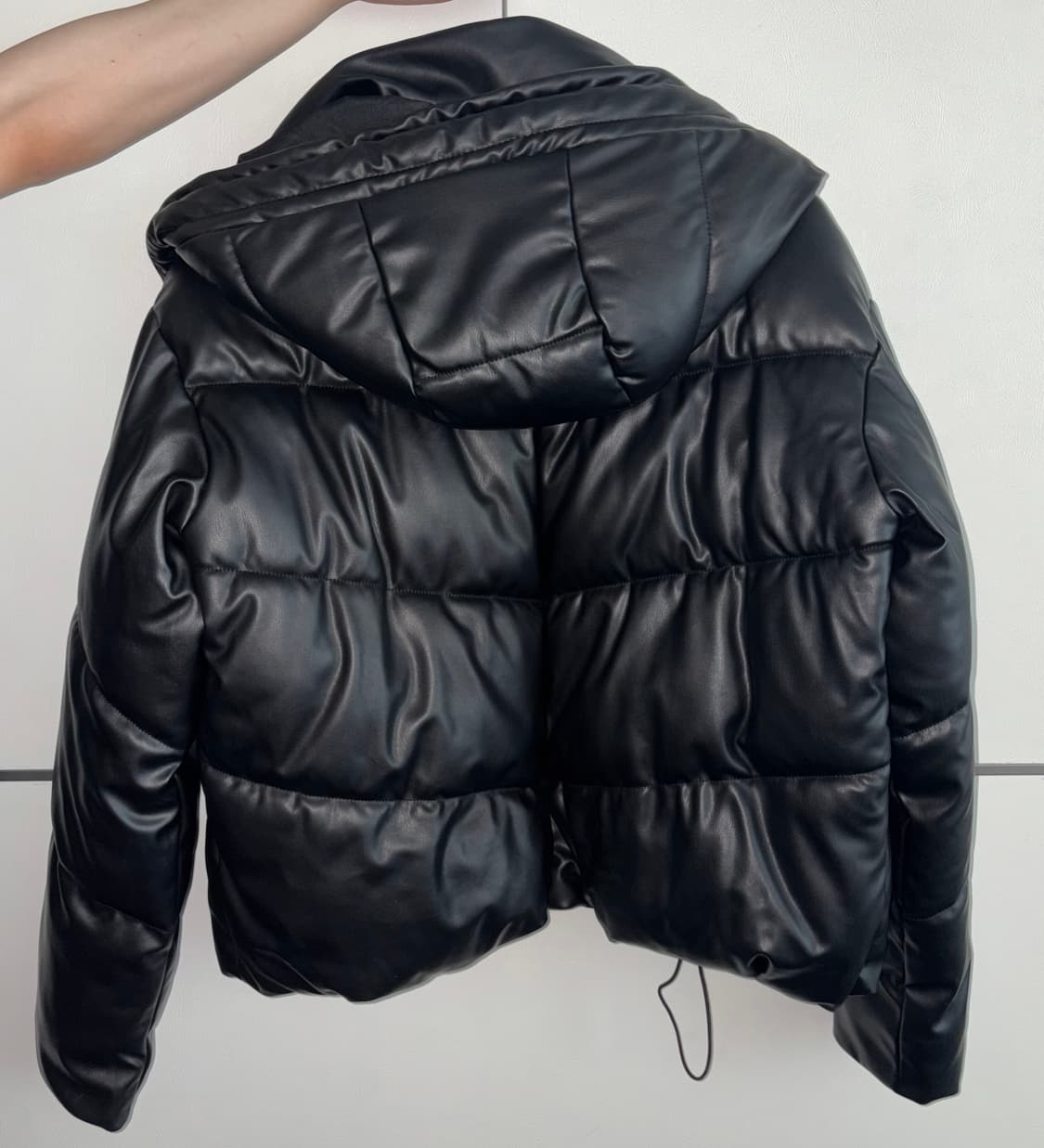 자라 레더 패딩자켓 블랙 S 상품이미지2