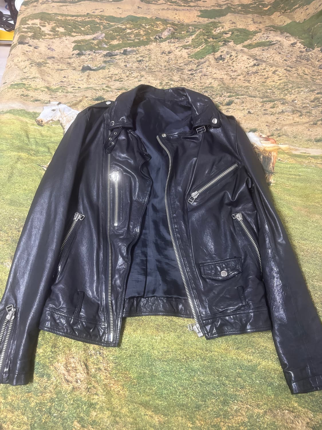 빈티지 양가죽자켓 상품이미지1