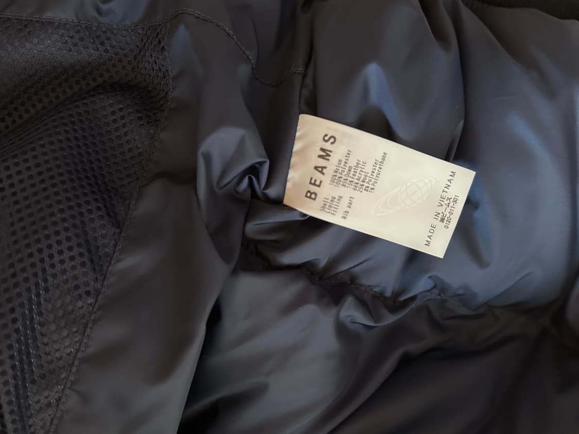 Beams varsity puffer jacket 상품이미지2