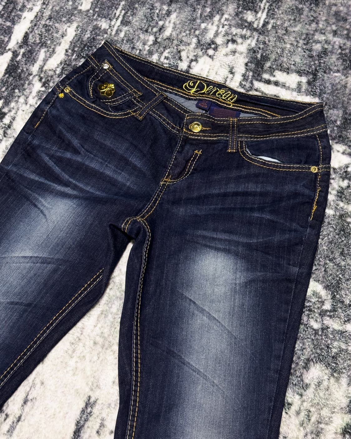 {Dereon} Gold Hardware Skinny Jeans  상품이미지3