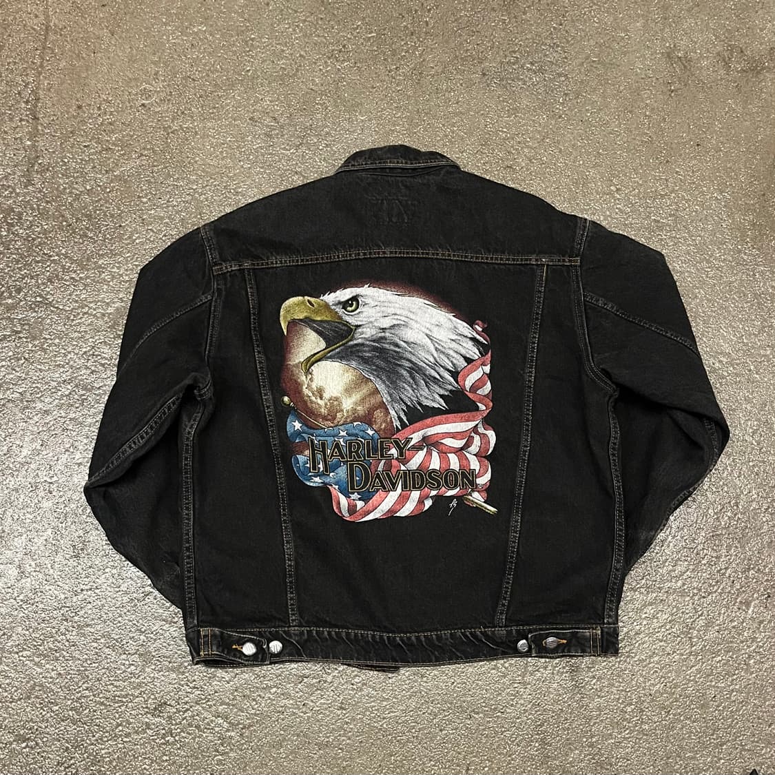 90s 할리데이비슨 데님 자켓 (105) 상품이미지1
