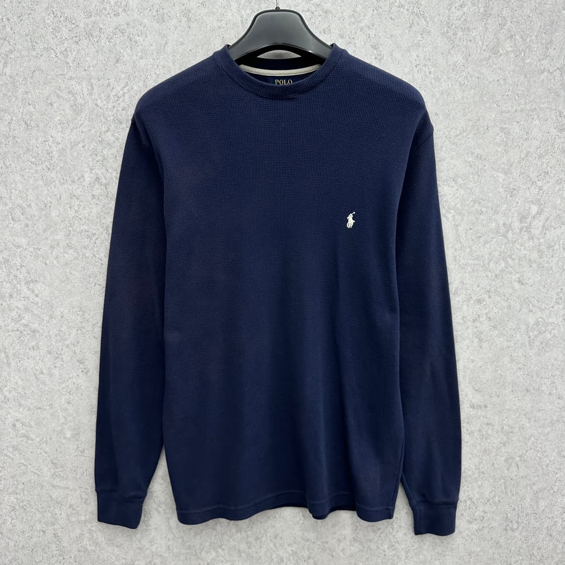 100 폴로 랄프로렌 남자 와플 롱슬리브 긴팔 티셔츠 상품이미지1