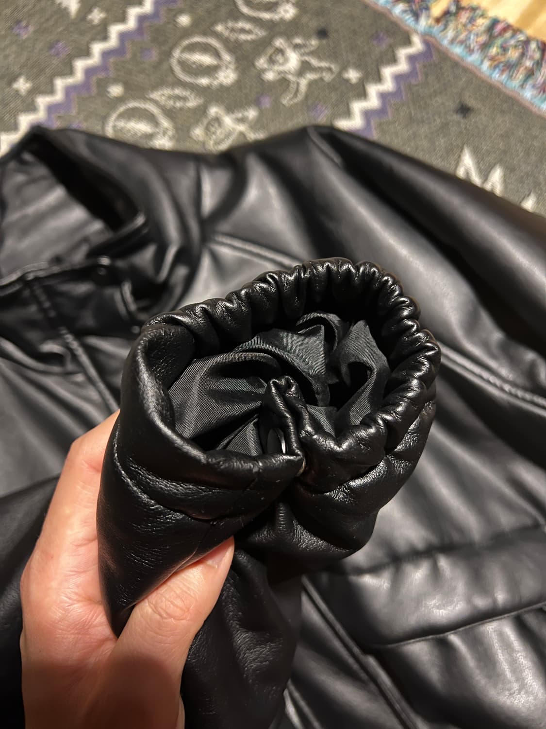 레더 자켓(누빔) 상품이미지8