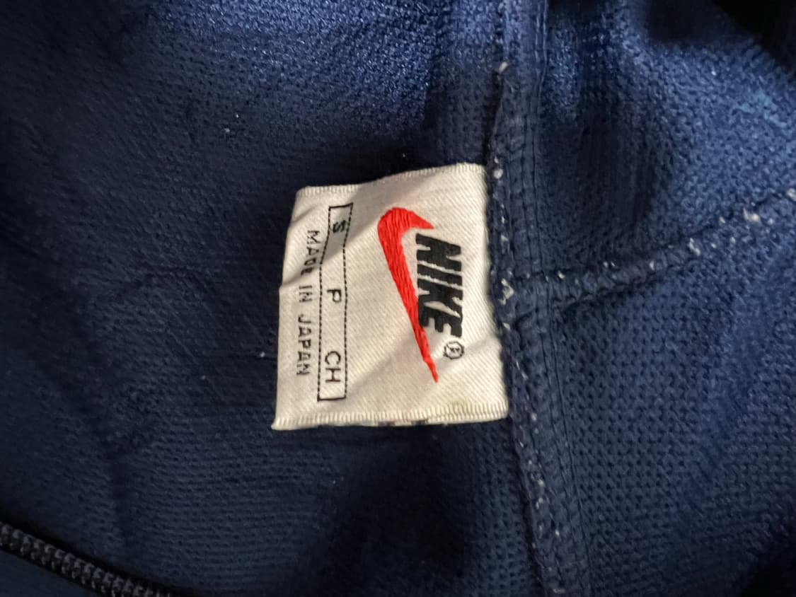 90s 일판 올드스쿨 빈티지 나이키 네이비 하프 아노락 집업 후드 상품이미지3