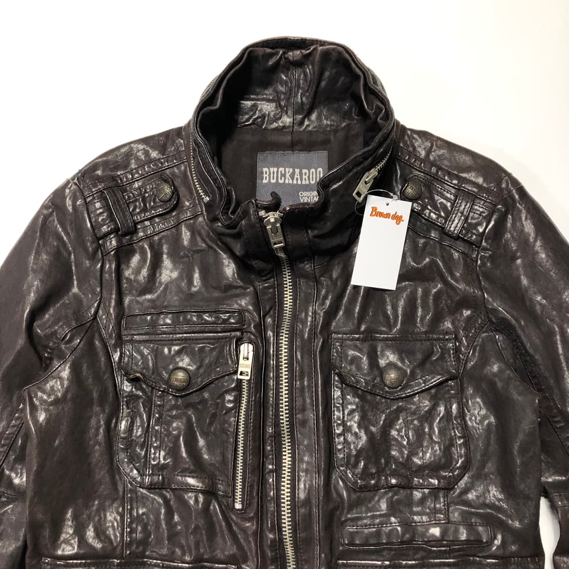 버커루 에디슬리먼맛 레더자켓  상품이미지4