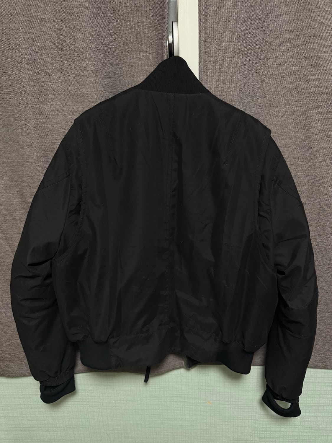 산산기어 봄버 자켓 블랙 2사이즈 상품이미지2