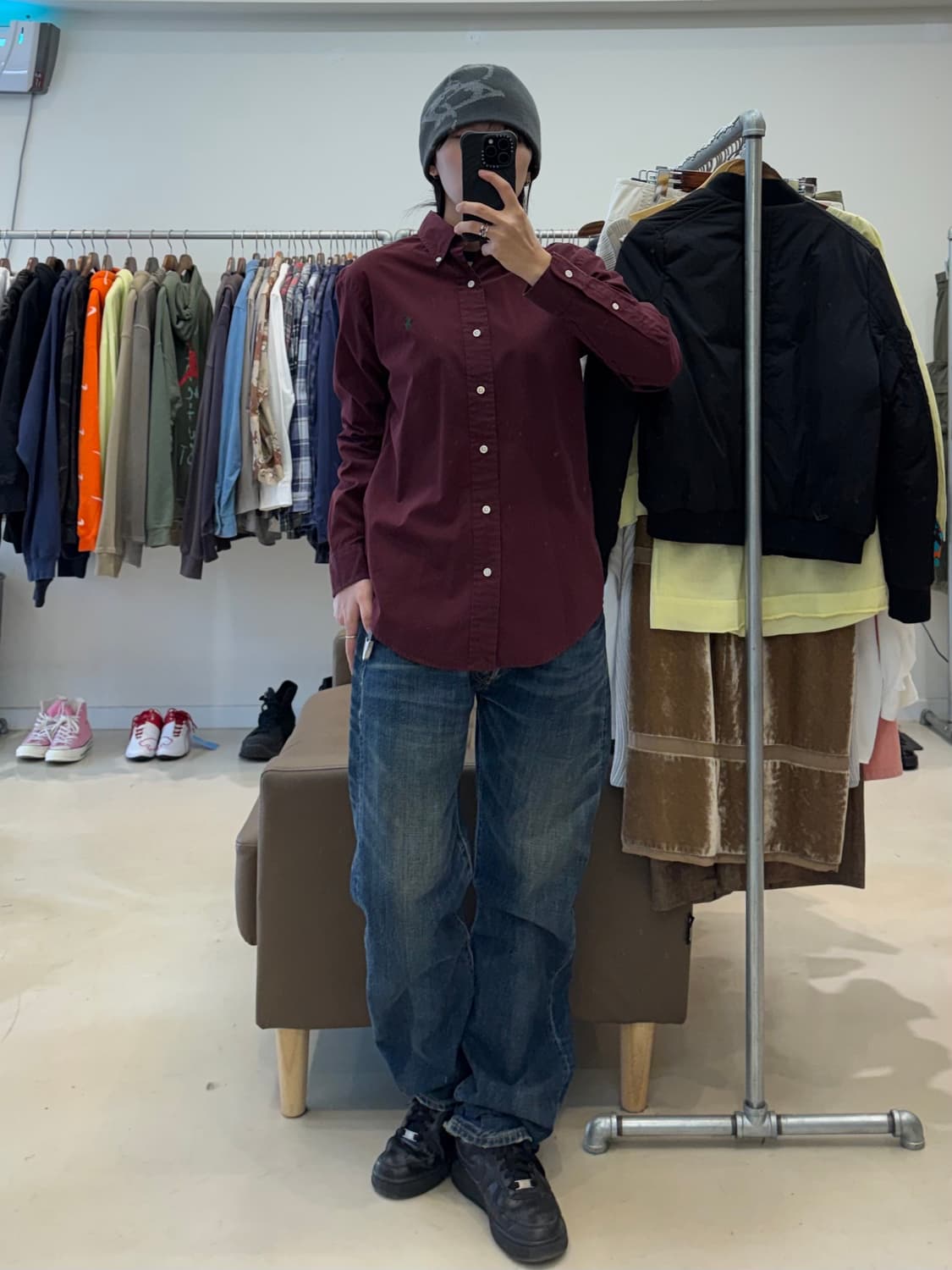 폴로 랄프로렌 셔츠 버건디 상품이미지9