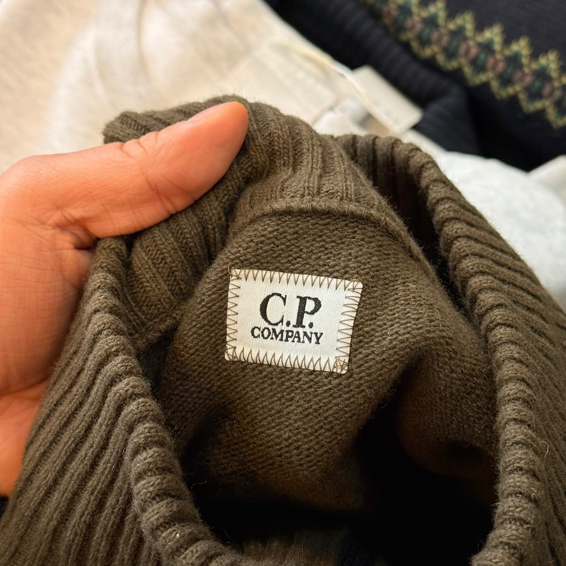 C.P 컴퍼니 니트 집업 자켓 투웨이 XL 상품이미지5