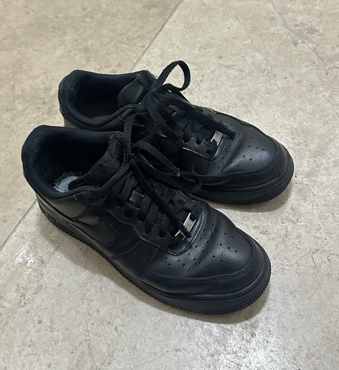 (270) 나이키 에어포스 블랙  상품이미지1