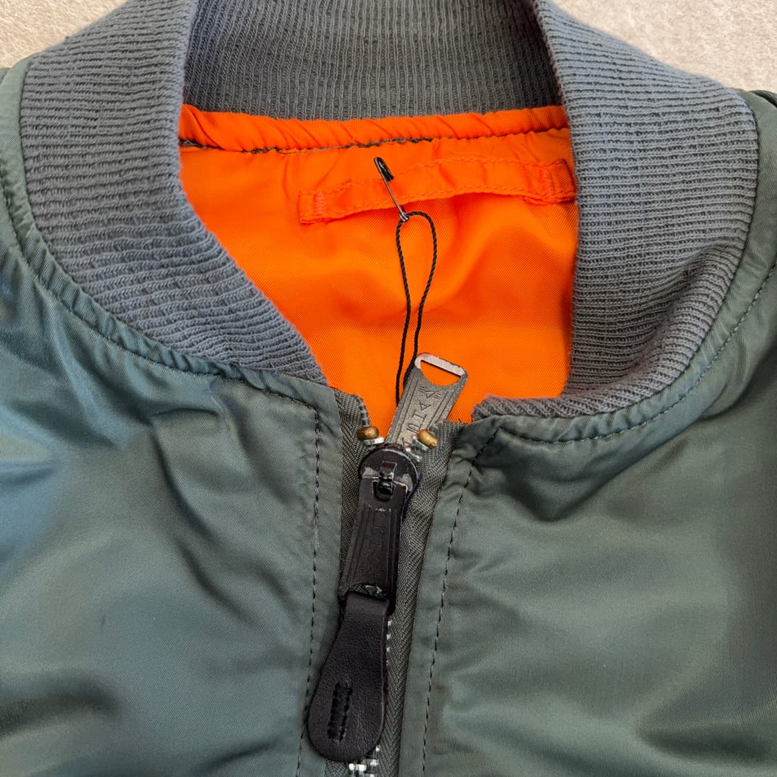 80~90s 알파인더스트리 MA-1 USAF 밀스펙 자켓 상품이미지3