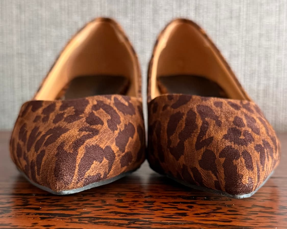 솔밀라노 브라운 레오파드 호피 펌프스 미드힐 구두 슈즈 235 상품이미지2