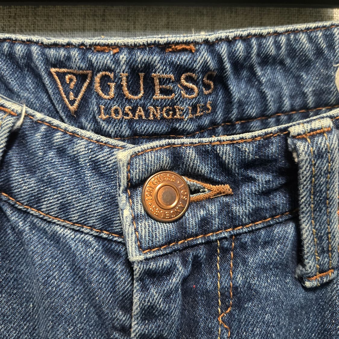 게스 데미지 청바지 데님 팬츠  상품이미지3