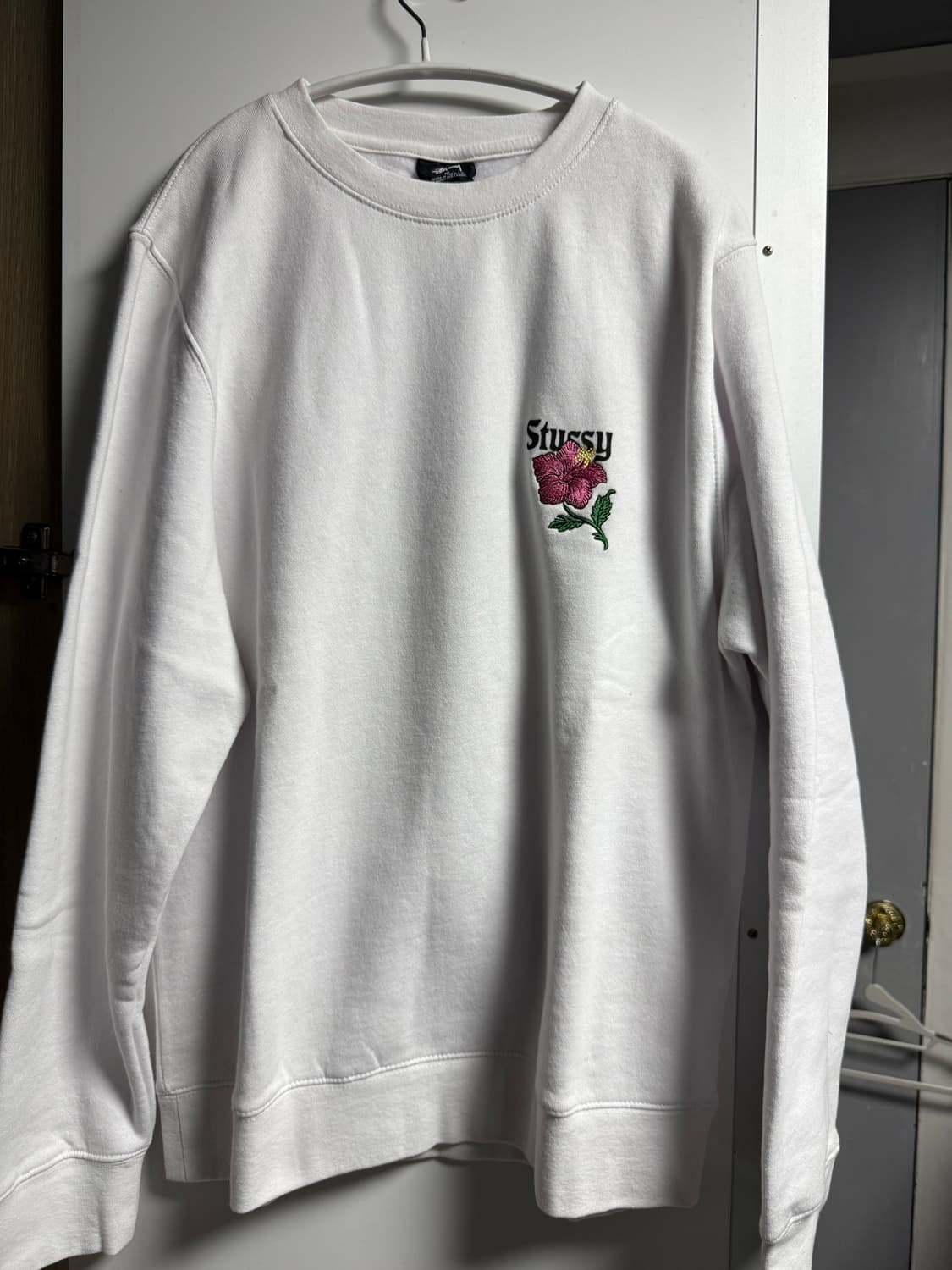 스투시 cali rose 맨투맨 M 아카이브제품 착용x 상품이미지2