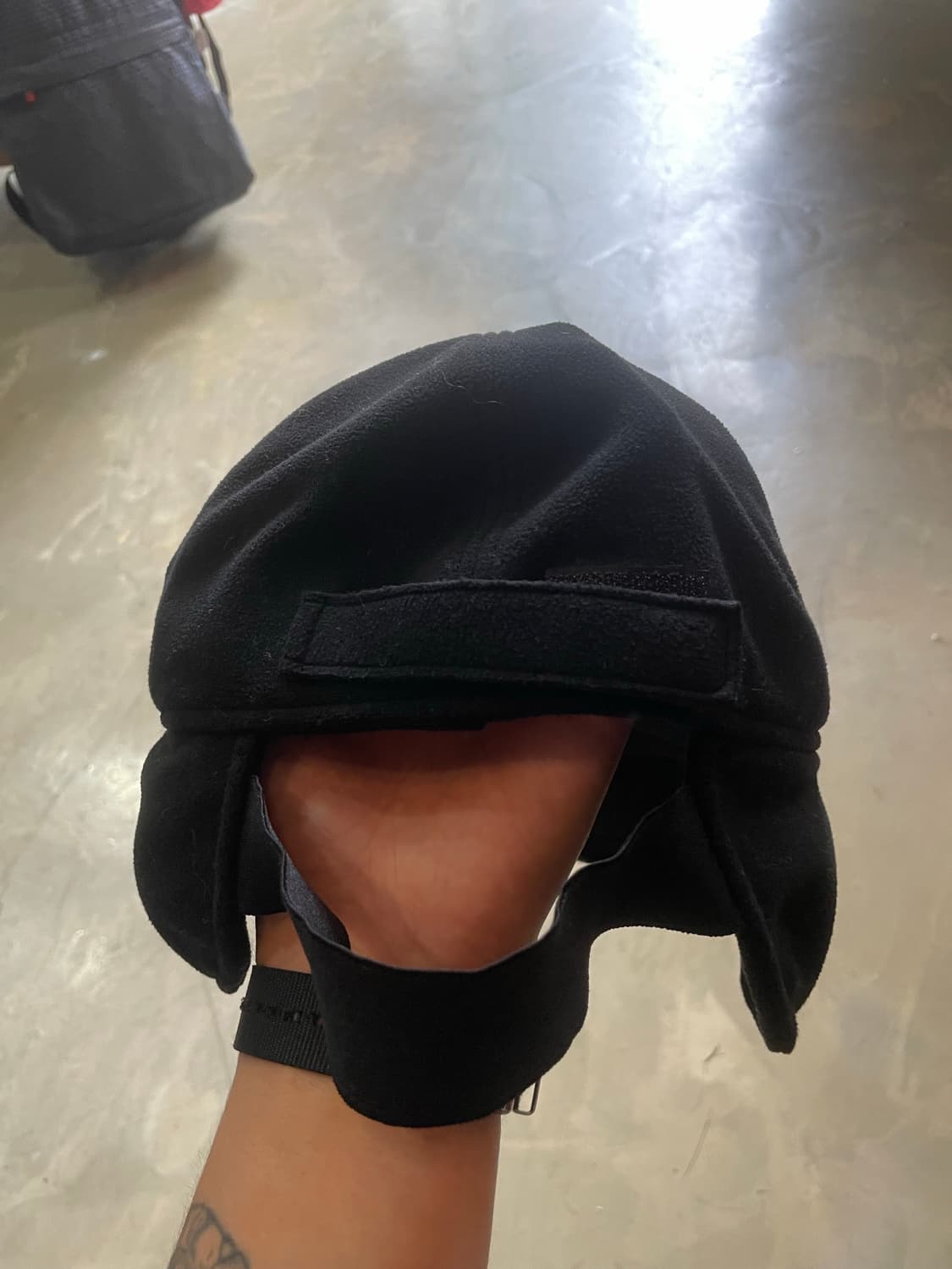 노스페이스 방한용 군밤모자 귀도리 블랙 상품이미지4