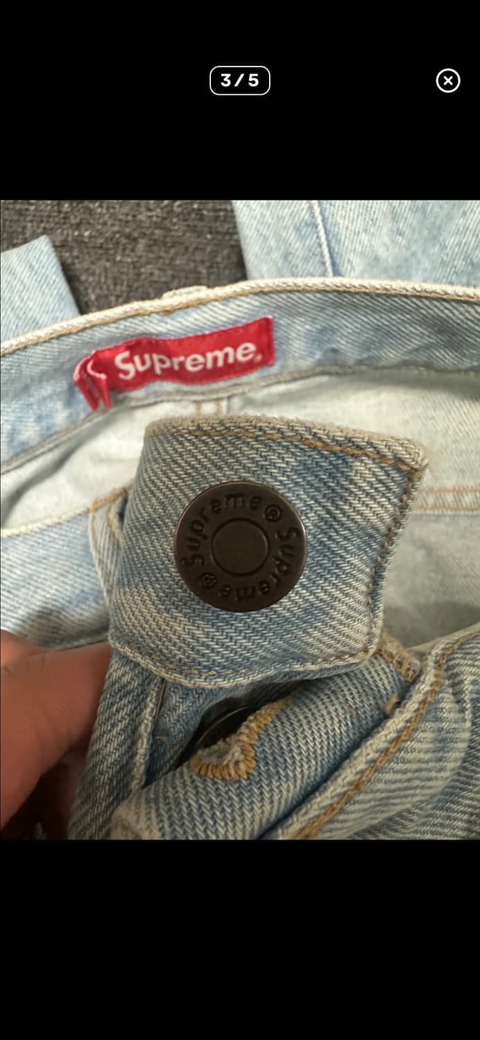 슈프림 레귤러 데님 진 32 상품이미지3