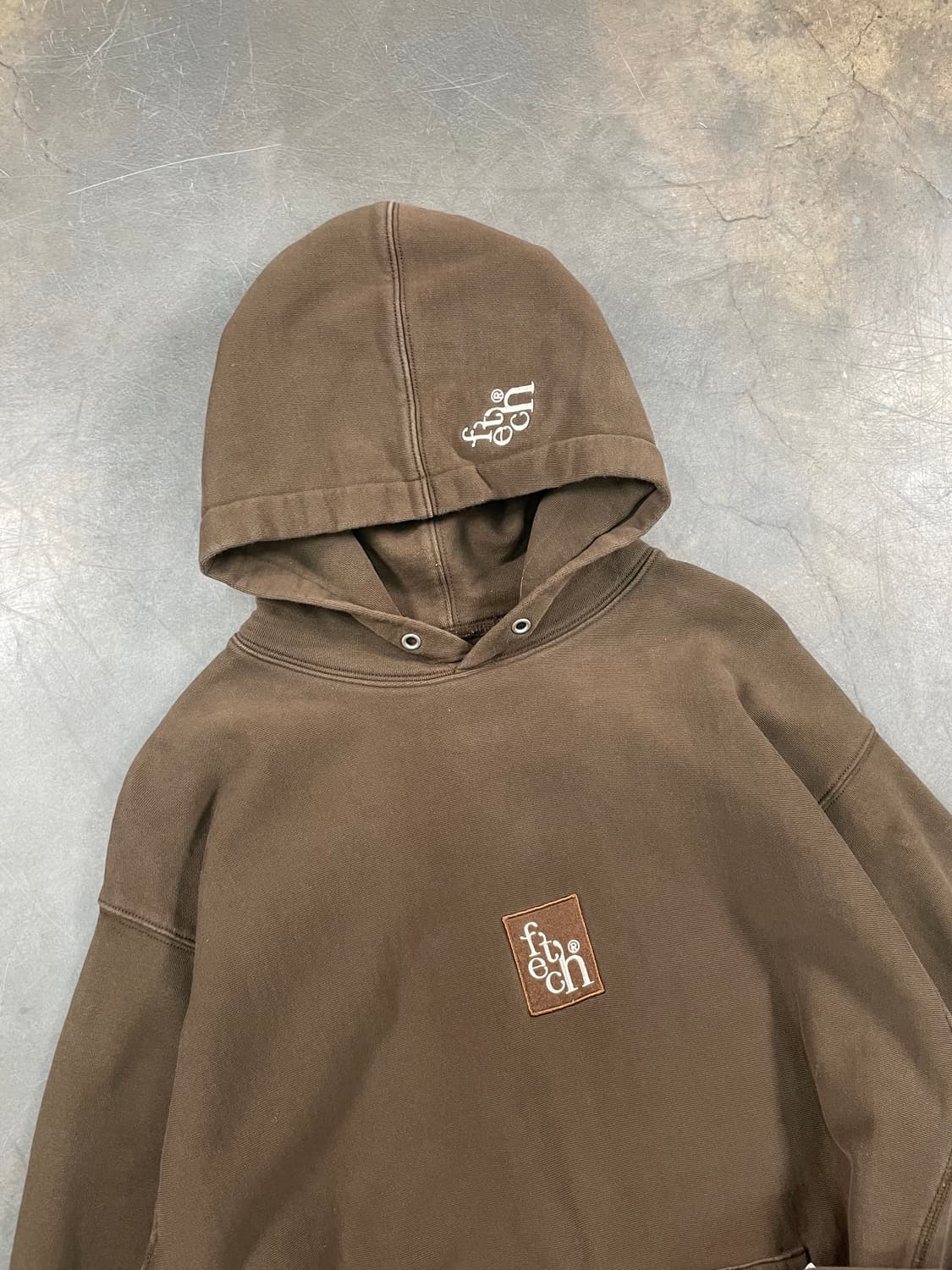 페치 브라운 스웻후드 상품이미지2