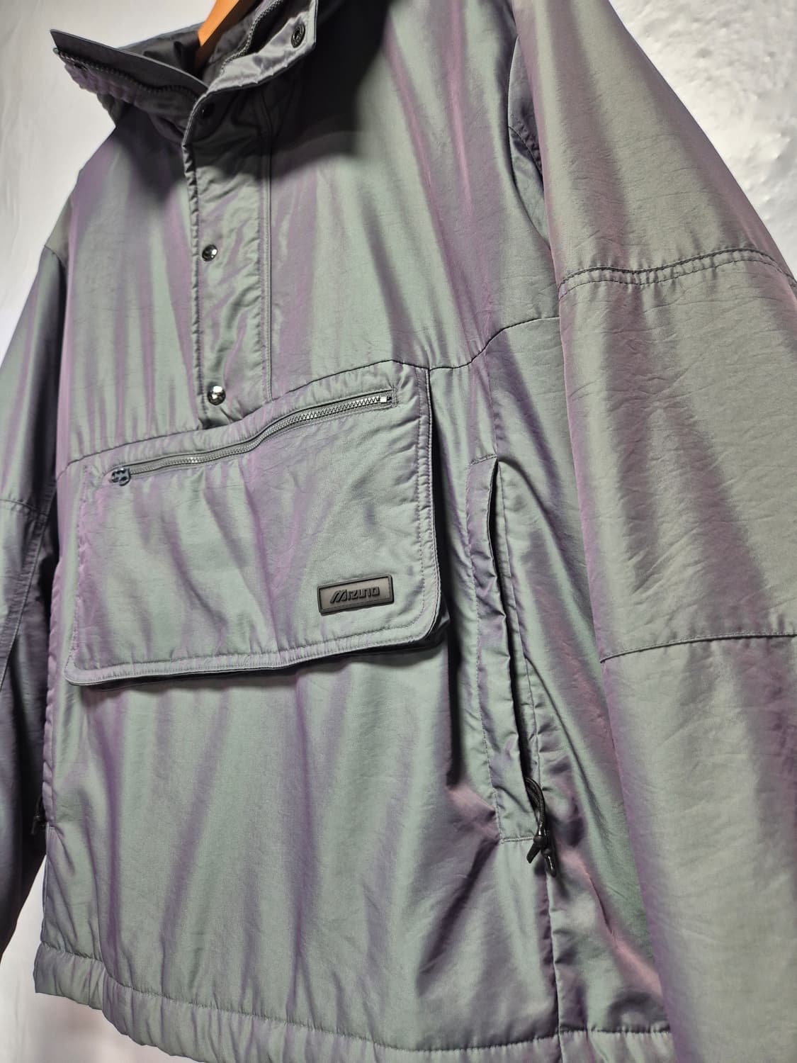 미즈노 그레이 오로라컬러 아노락 써모어 패딩 XL사이즈(상태A급) 상품이미지2