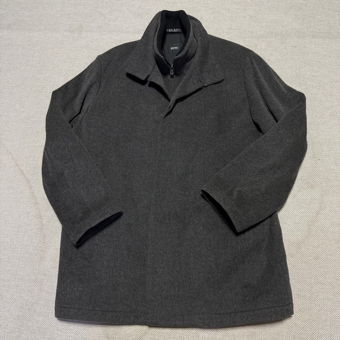 휴고 보스 집업 모직 코트 상품이미지1