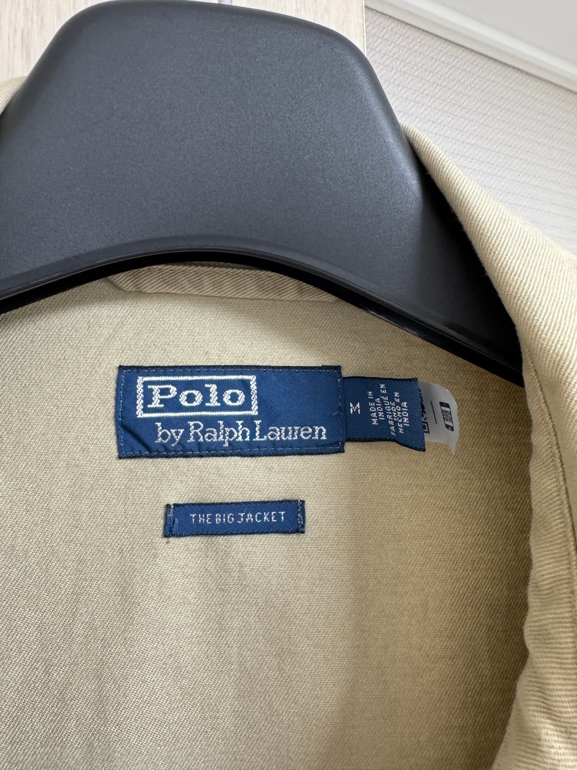 폴로 빅자켓 베이지 m사이즈 상품이미지3