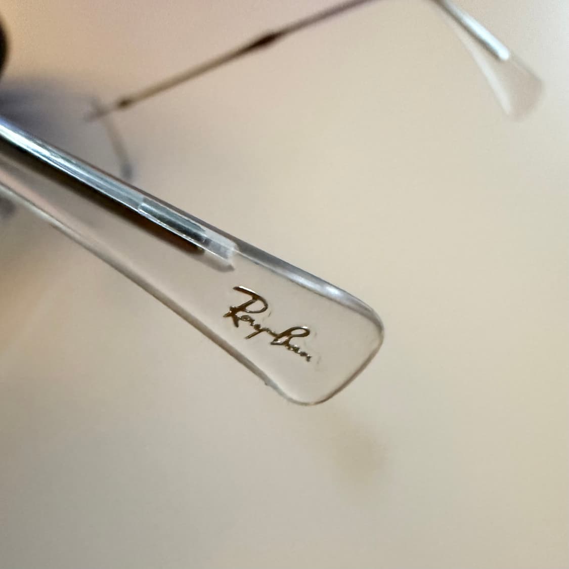 레이밴 긱시크 무테 실버 안경 RX8755 상품이미지6