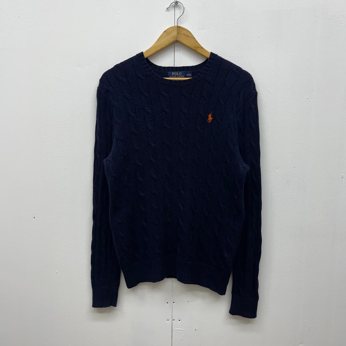 [S] 폴로 포니 로고 케이블 니트 상품이미지1