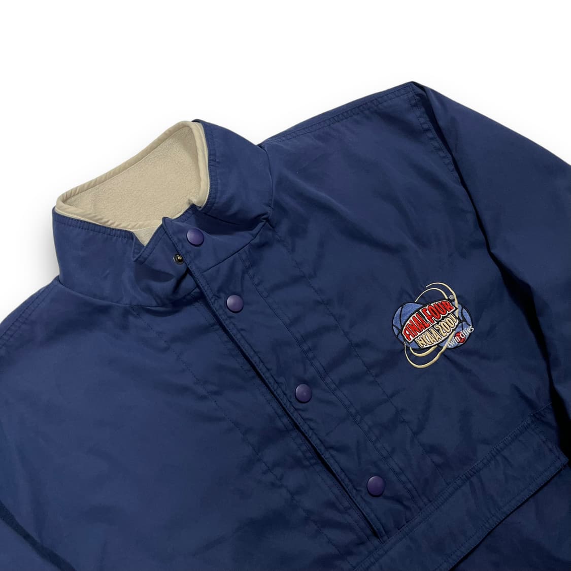 Lee 00s NCAA 파이널 포 덩크 올드스쿨 더블 후리스 아노락 상품이미지3