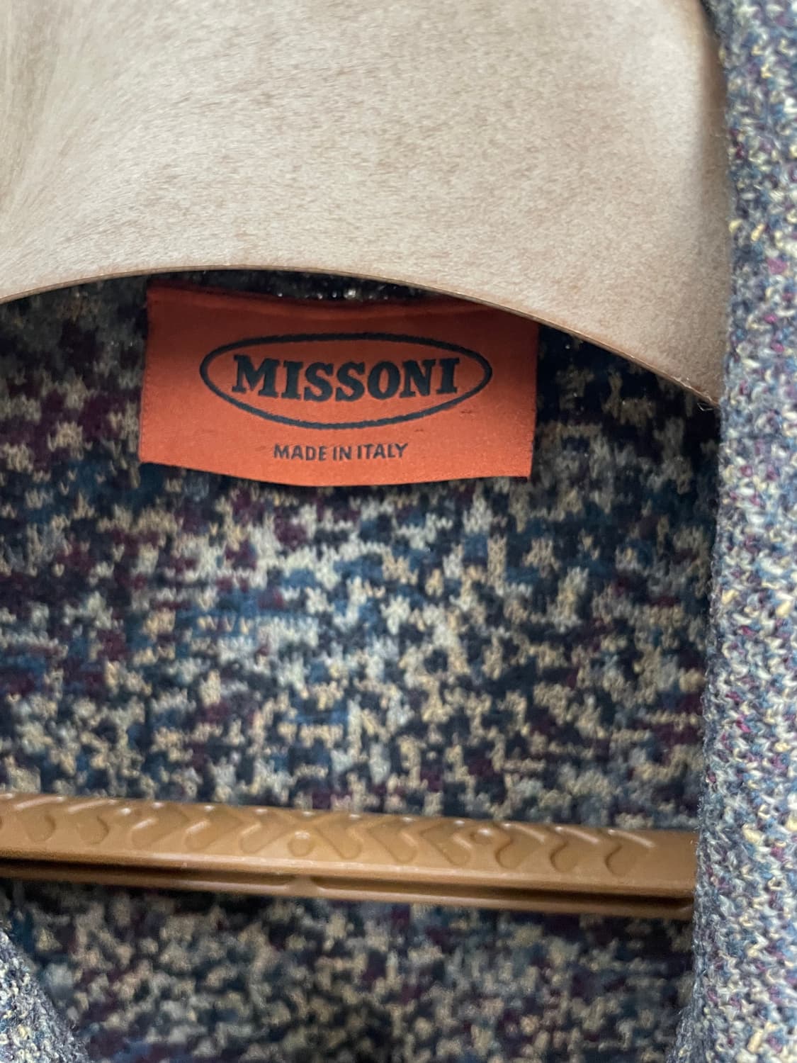 Vintage MISSONI 울 집업 자켓 사이즈 불명 상품이미지2