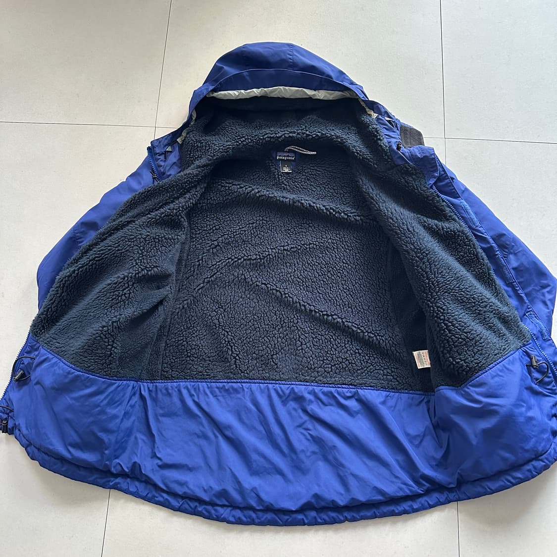 2001 파타고니아 인퍼노 자켓 블루 딥파일 안감  상품이미지6