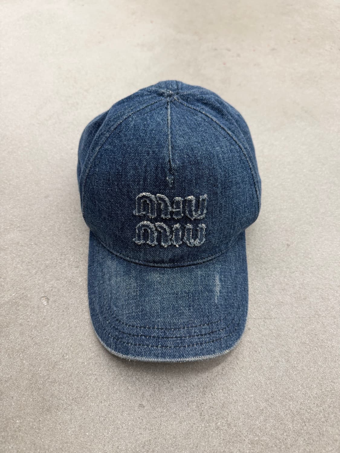 miu miu 미우미우 데님 볼캡 M 상품이미지1