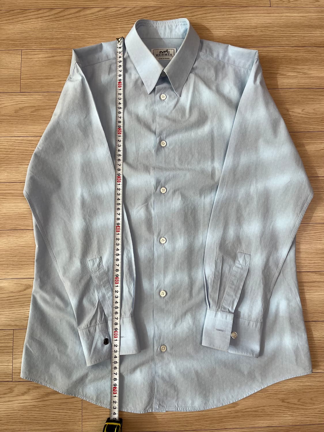 에르메스 남성 셔츠 하늘색 40(100 ~ 105 사이) 정품 상품이미지7