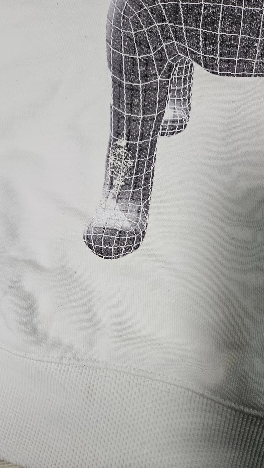 라이프워크 로고 스웻셔츠 화이트 L 상품이미지5