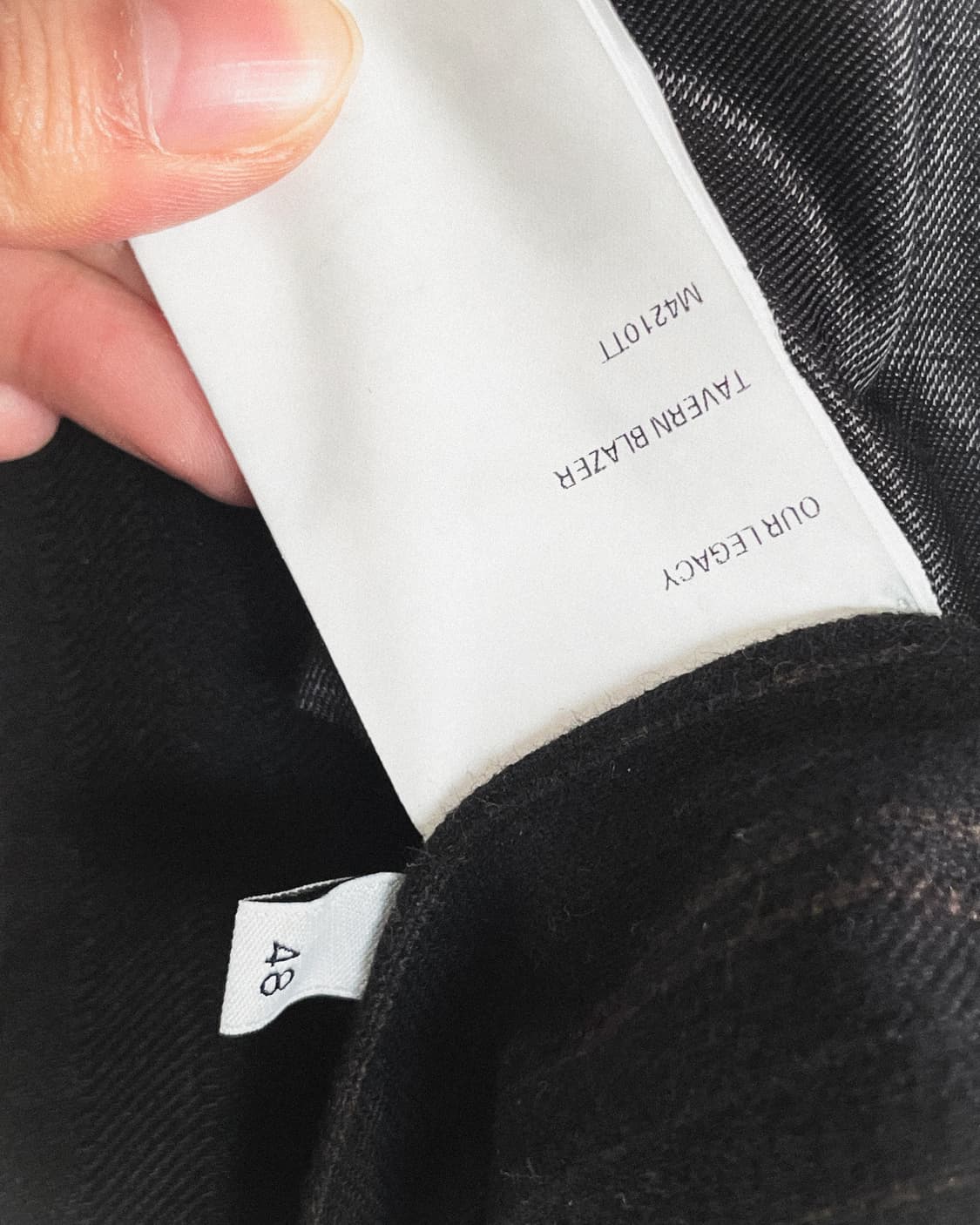 아워레가시 21FW 테이번 블레이져 상품이미지10