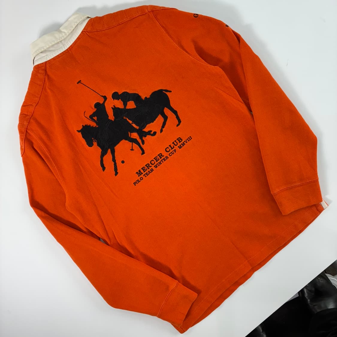 Polo 폴로 랄프로렌 오렌지 클럽맨 아카이브 럭비티 상품이미지4