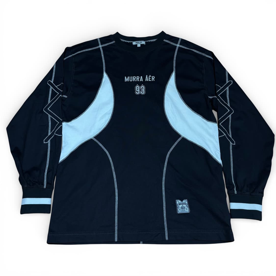 2 무라 아에르 MURRA AER 블랙 스티치 롱슬리브 상품이미지1