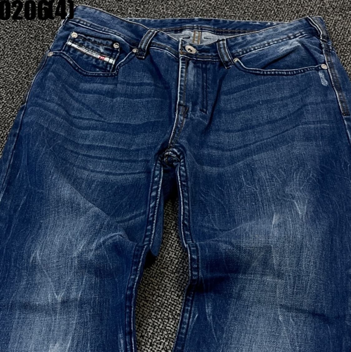 [30] 워싱 세미 부츠컷 데님 청바지 블루 0206(4) 상품이미지2