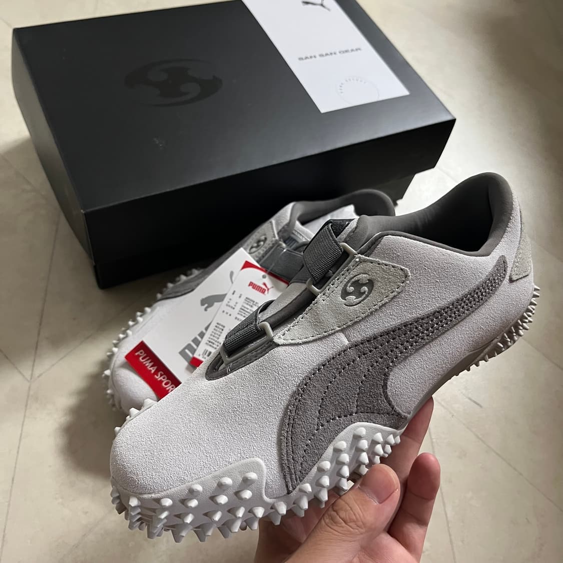 새상품(230)푸마x산산기어 모스트로 글레이셜 그레이 상품이미지1