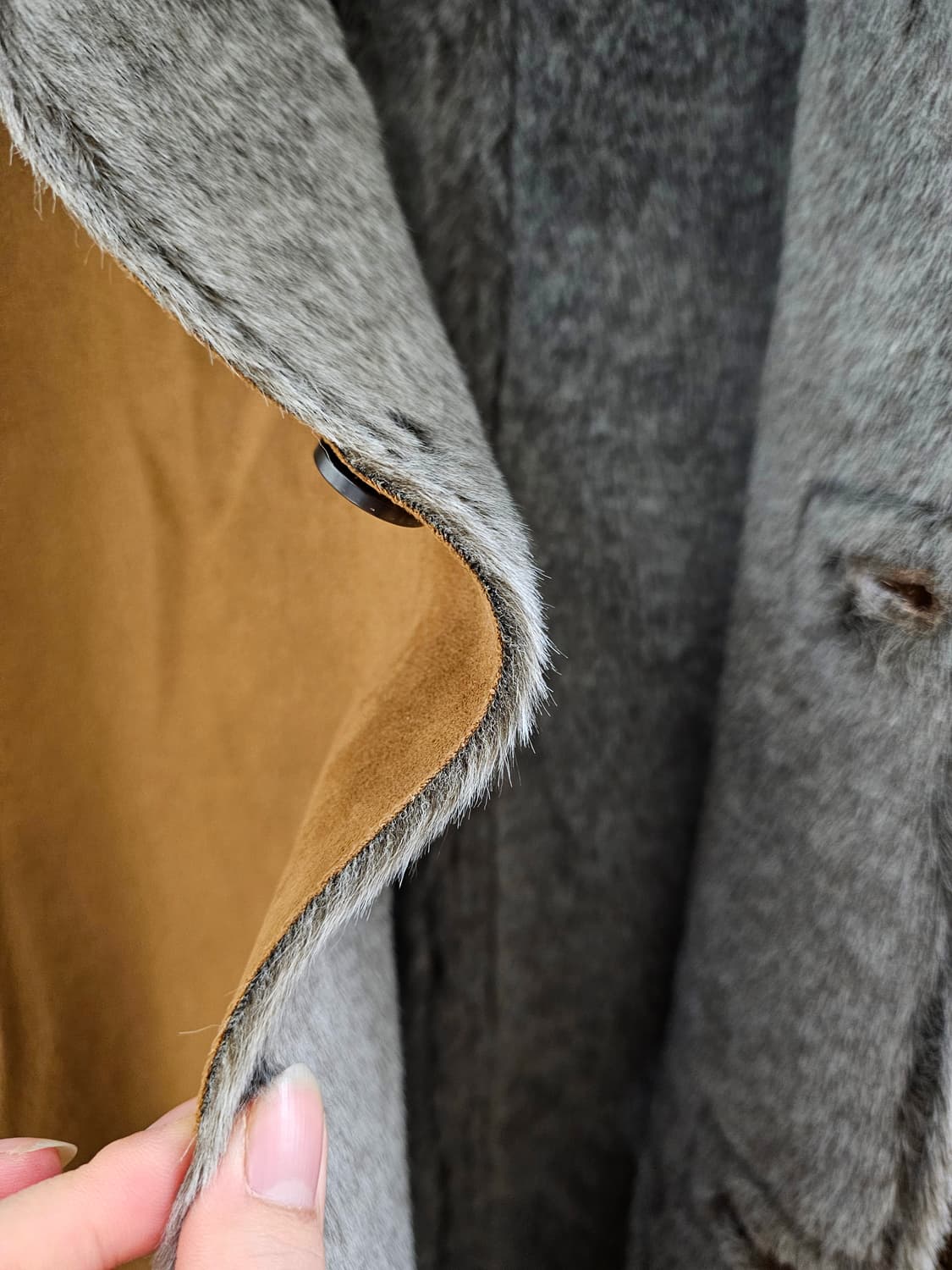 renoma 카라멜 에코 퍼 무스탕 상품이미지6