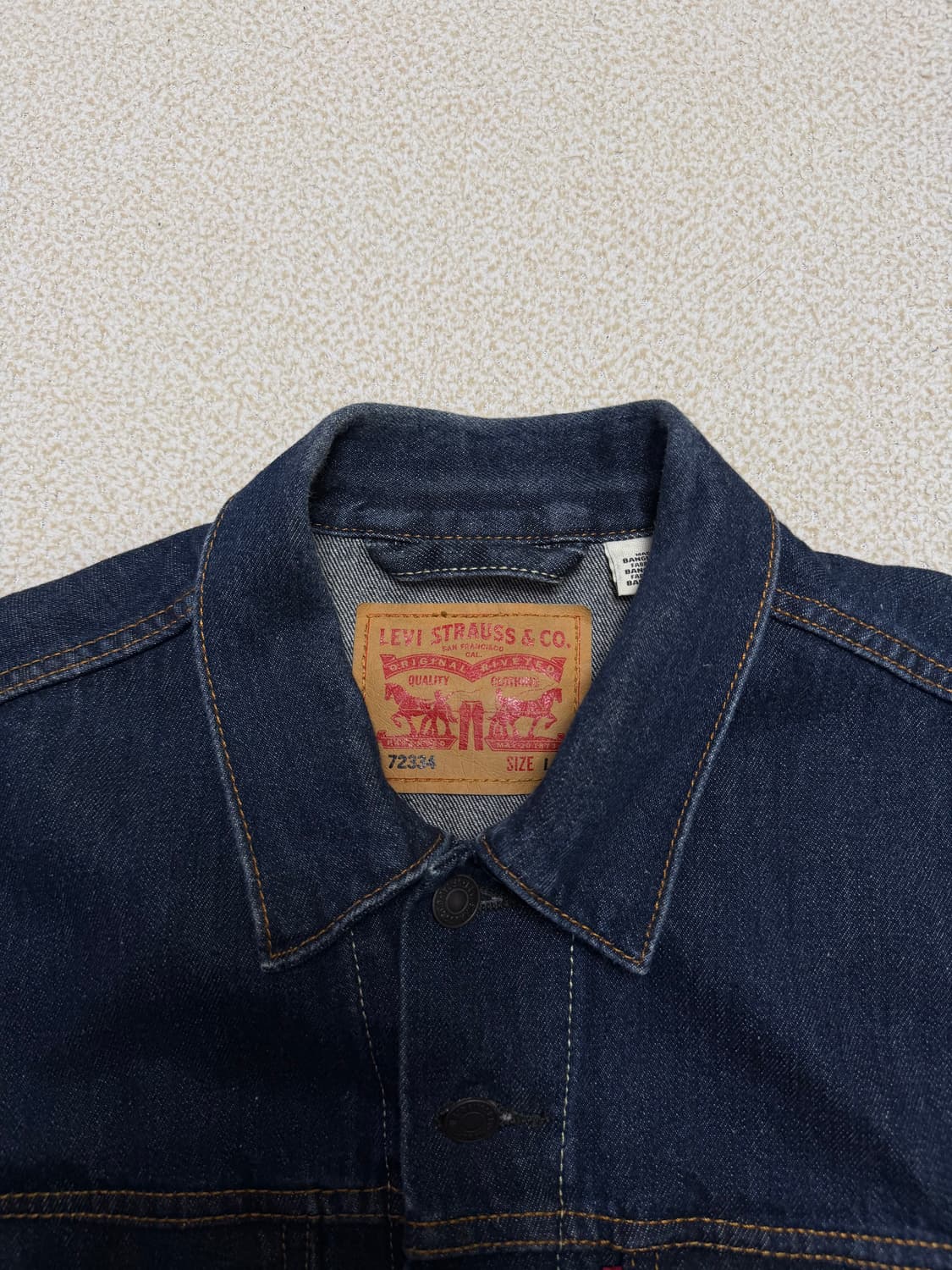 리바이스 72334 타입3 데님 트러커 자켓 상품이미지3