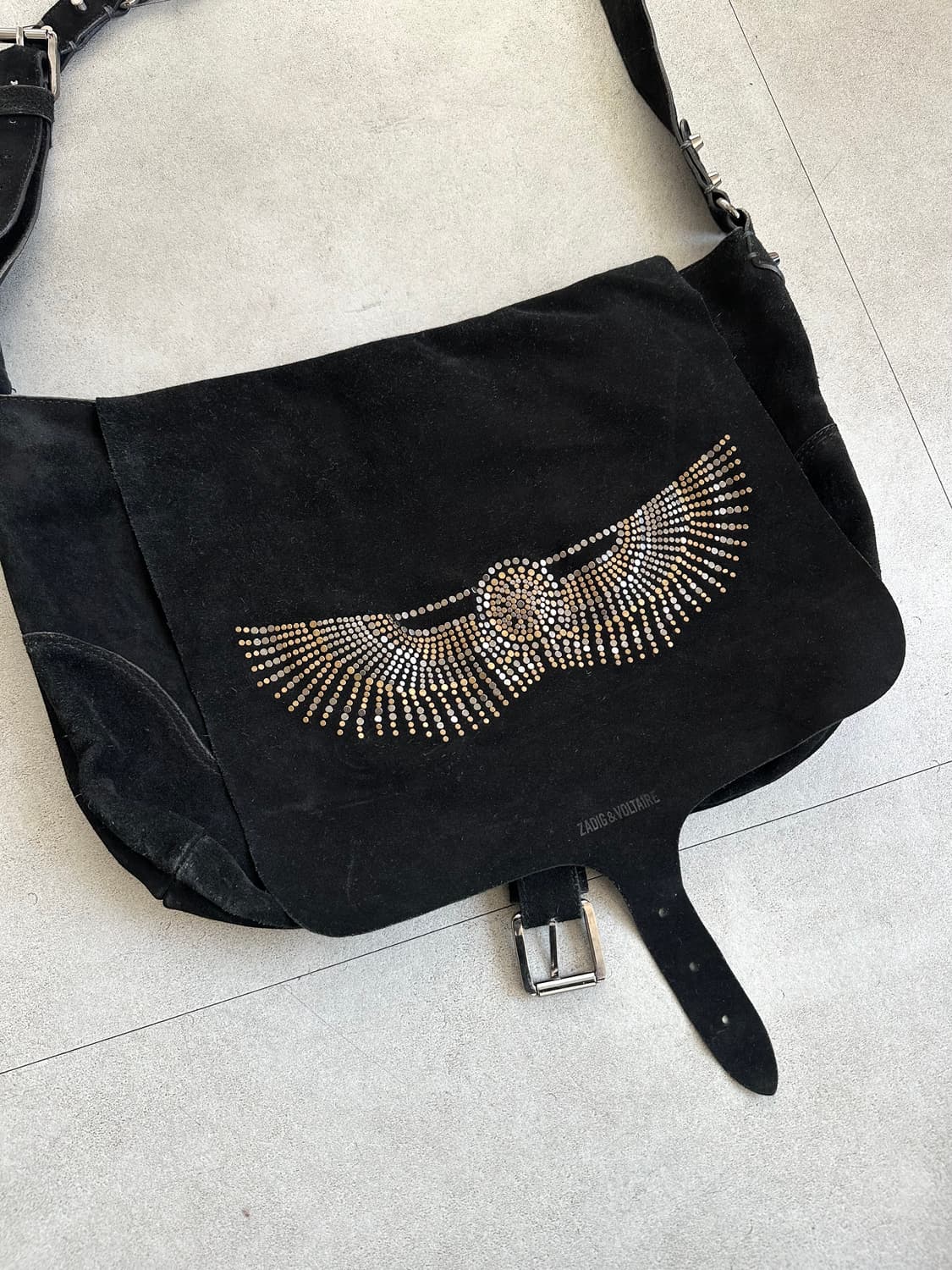 자딕앤볼테르 스웨이드 스터드 레더백 상품이미지3