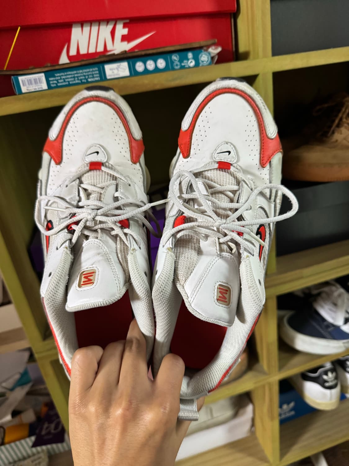 나이키 샥스 노바 화이트 레드 170 (us우먼10) 상품이미지5