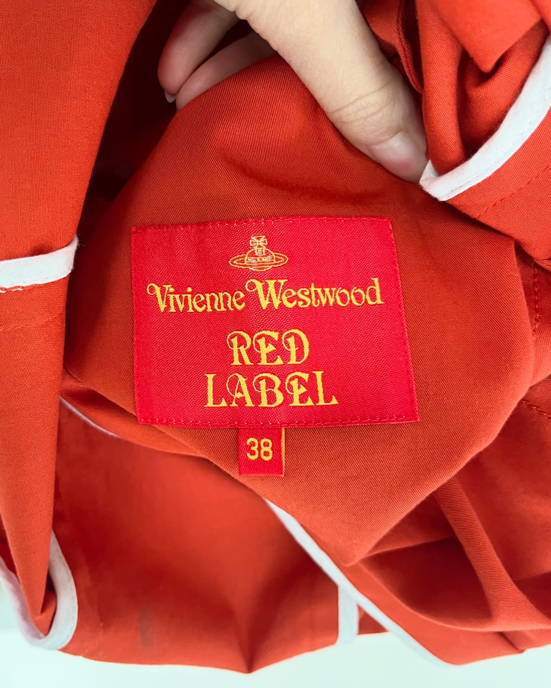 비비안 웨스트우드 오렌지 레드라벨 더블 브레스티드 코트 상품이미지6