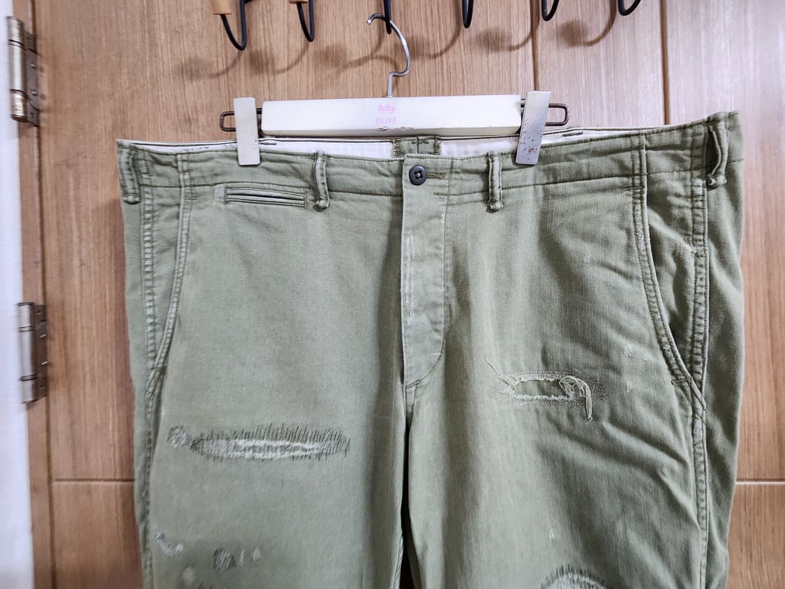 (38)폴로 데미지 치노 팬츠 빅사이즈 상품이미지2